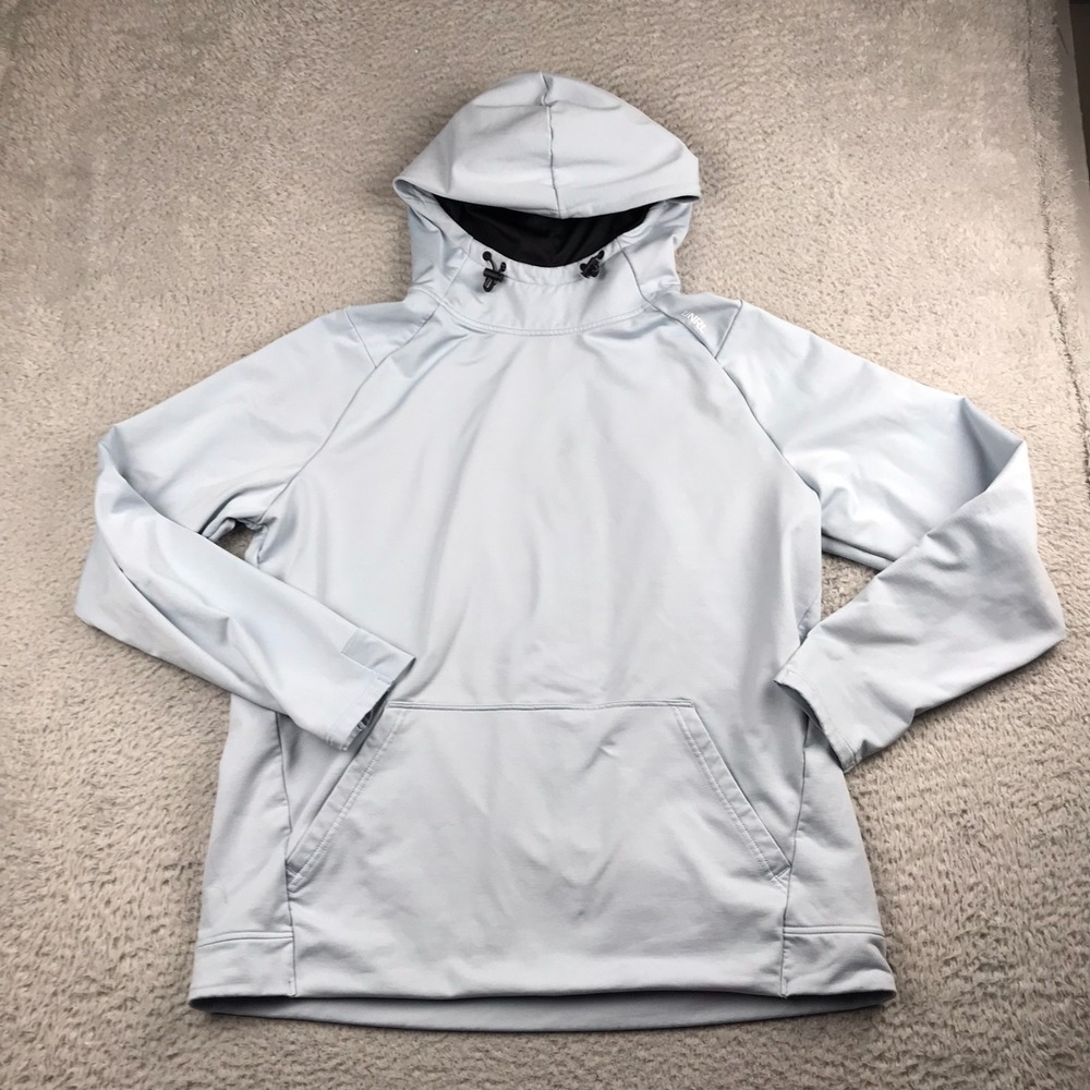 UNRL Crossover Hoodie II Mens XL Light Gray Performance Tech Stretch Pullover